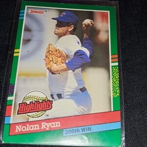 1990 nolan ryan donruss # bc-15 multiple errors